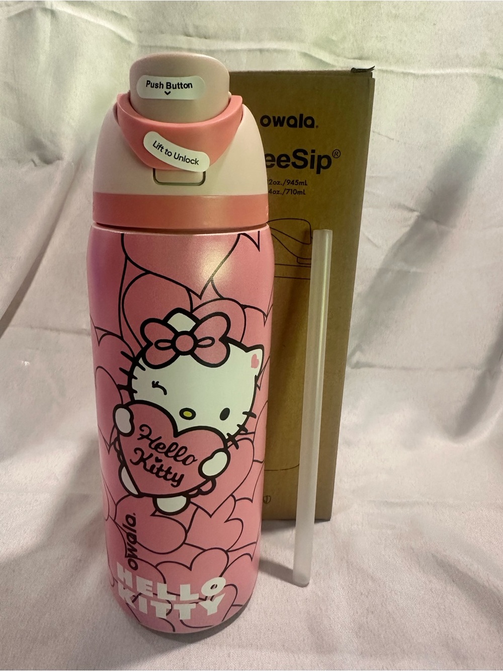 Custom Engraved Owala FreeSip Hello Kitty 32 oz